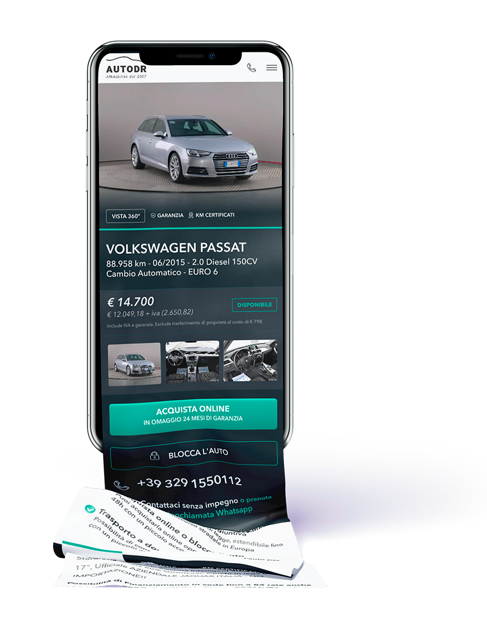 Restyling sito web in Joomla vendita auto